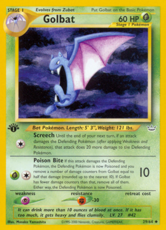 Golbat 29/66 Neo Neo Revelation