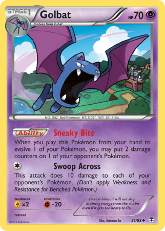 Golbat 31/115 XY Generations