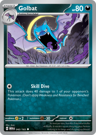 Golbat 42/165 Scarlet & Violet 151