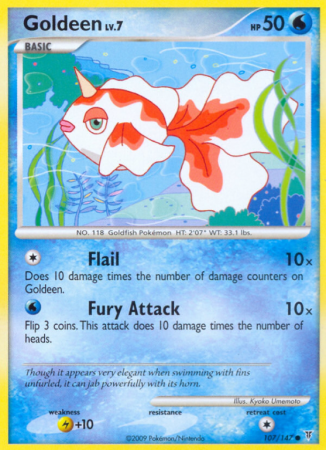 Goldeen 107/147 Platinum Supreme Victors