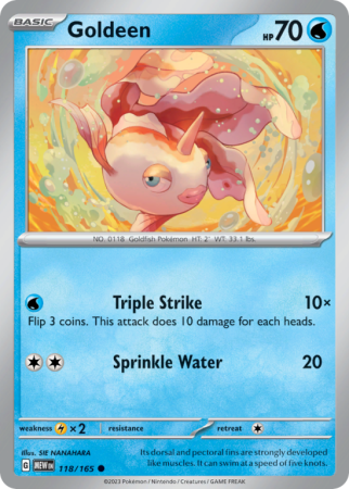 Goldeen 118/165 Scarlet & Violet 151