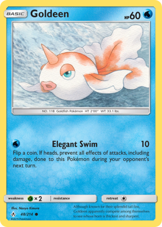 Goldeen 48/214 Sun & Moon Unbroken Bonds