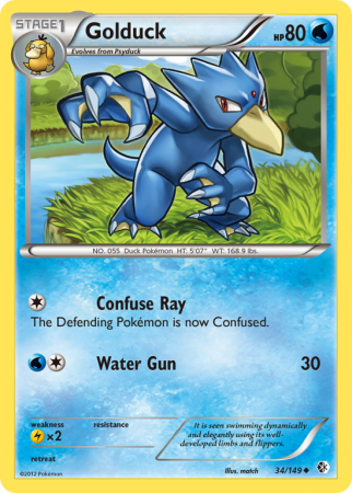 Golduck 34/149 Black & White Boundaries Crossed