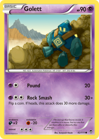 Golett 42/111 XY Furious Fists