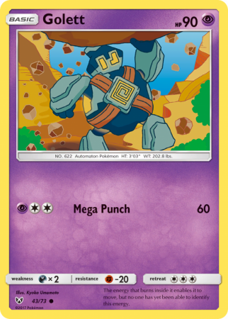 Golett 43/73 Sun & Moon Shining Legends