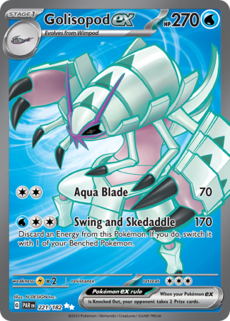 Golisopod ex 221/182 Scarlet & Violet Paradox Rift