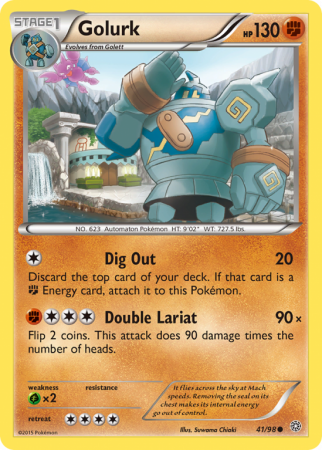 Golurk 41/98 XY Ancient Origins