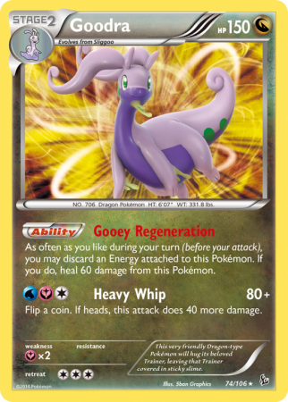 Goodra 74/106 XY Flashfire