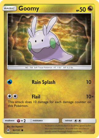 Goomy 92/131 Sun & Moon Forbidden Light