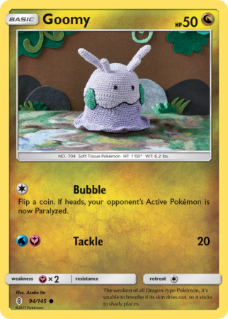 Goomy 94/145 Sun & Moon Guardians Rising
