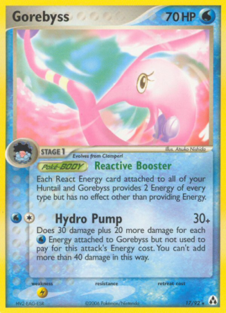Gorebyss 17/92 EX Legend Maker