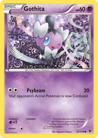 Gothita 32/124 XY Fates Collide