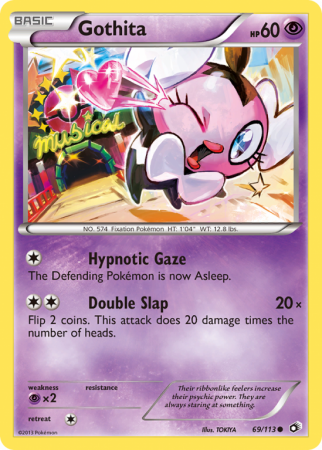 Gothita 69/113 Black & White Legendary Treasures