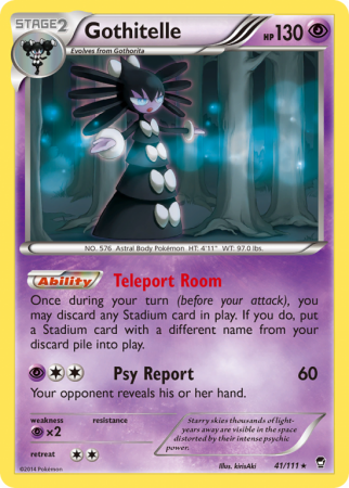 Gothitelle 41/111 XY Furious Fists