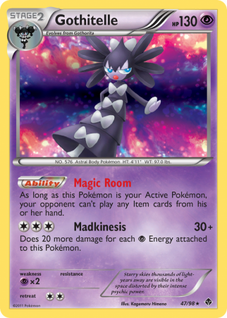 Gothitelle 47/98 Black & White Emerging Powers