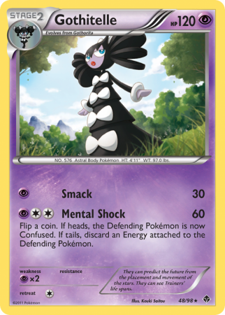 Gothitelle 48/98 Black & White Emerging Powers
