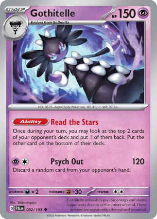 Gothitelle 92/193 Scarlet & Violet Paldea Evolved
