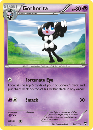 Gothorita 40/111 XY Furious Fists