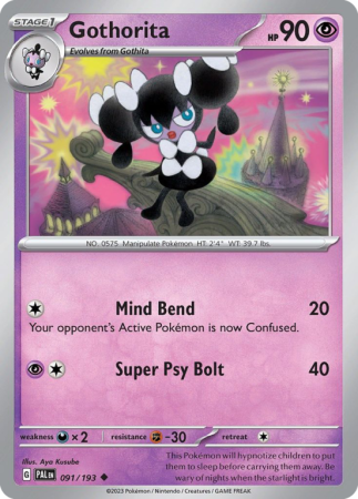 Gothorita 91/193 Scarlet & Violet Paldea Evolved