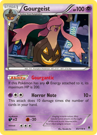 Gourgeist 45/119 XY Phantom Forces