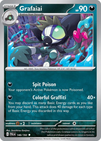 Grafaiai 146/193 Scarlet & Violet Paldea Evolved