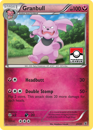 Granbull 23/39 XY Kalos Starter Set