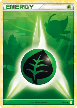 Grass Energy 115/123 HeartGold & SoulSilver HeartGold & SoulSilver