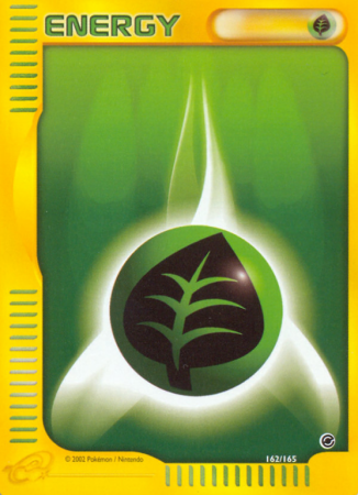 Grass Energy 162/165 E-Card Expedition Base Set