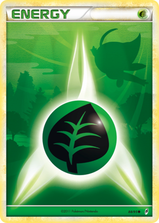 Grass Energy 88/106 HeartGold & SoulSilver Call of Legends