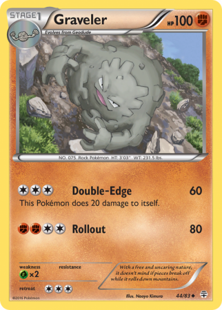 Graveler 44/115 XY Generations