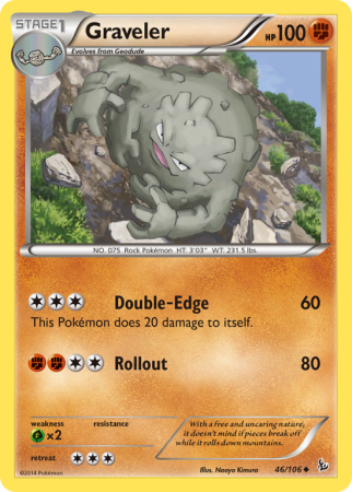 Graveler 46/106 XY Flashfire