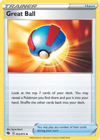 Great Ball 52/73 Sword & Shield Champion's Path