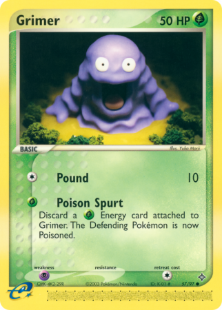 Grimer 57/97 EX Dragon