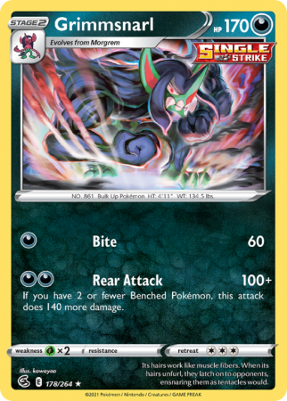 Grimmsnarl 178/264 Sword & Shield Fusion Strike