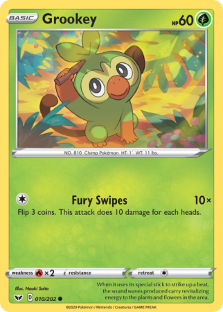 Grookey 10/202 Sword & Shield Sword & Shield