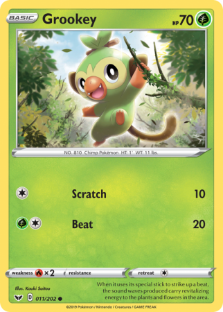 Grookey 11/202 Sword & Shield Sword & Shield