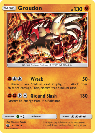 Groudon 81/168