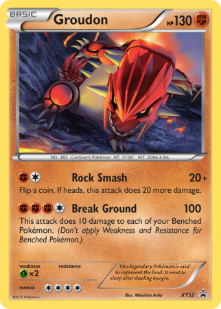 Groudon XY52/183