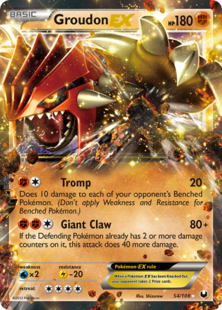 Groudon-EX 54/108