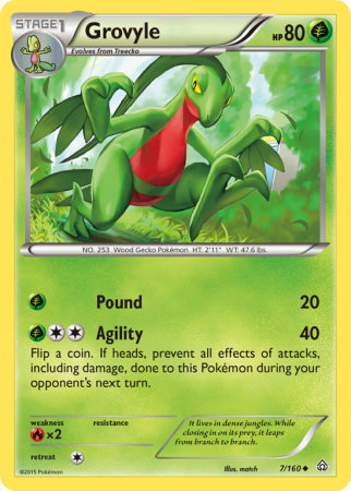Grovyle 7/160 XY Primal Clash
