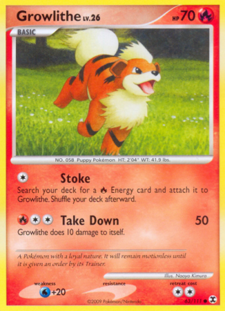 Growlithe 63/111
