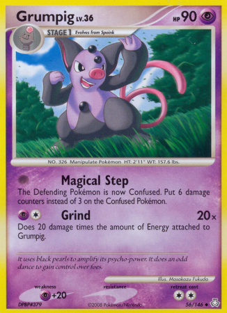 Grumpig 56/146 Diamond & Pearl Legends Awakened