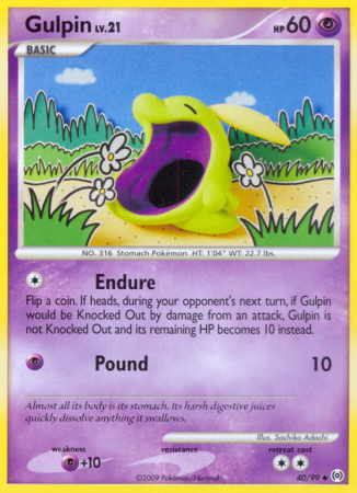 Gulpin 40/99 Platinum Arceus