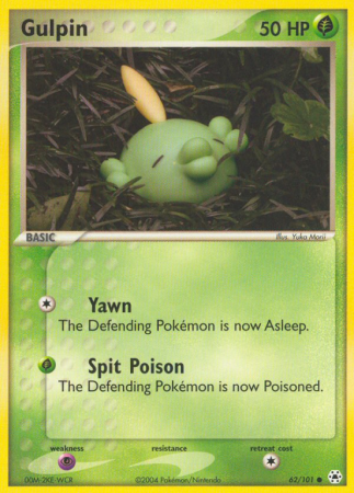 Gulpin 62/101 EX Hidden Legends