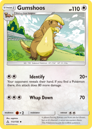 Gumshoos 113/156 Sun & Moon Ultra Prism