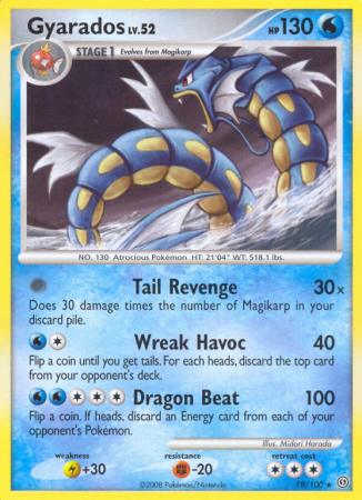 Gyarados 19/100 Diamond & Pearl Stormfront