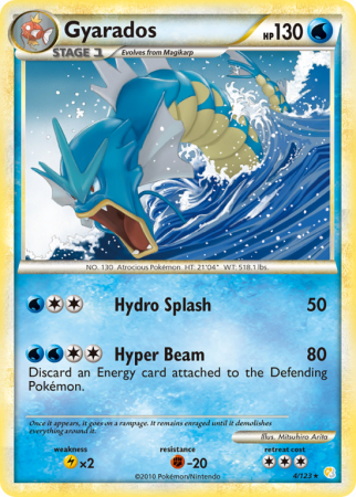 Gyarados 4/123 HeartGold & SoulSilver HeartGold & SoulSilver