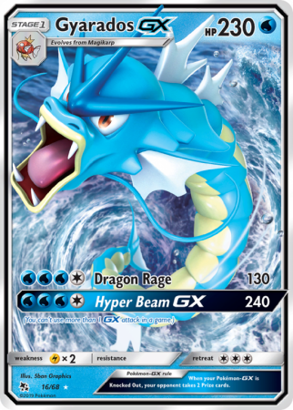 Gyarados-GX 16/68 Sun & Moon Hidden Fates