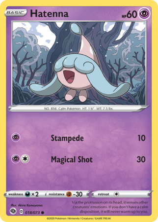 Hatenna 18/73 Sword & Shield Champion's Path