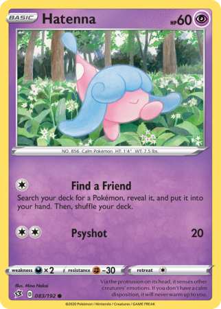 Hatenna 83/192 Sword & Shield Rebel Clash
